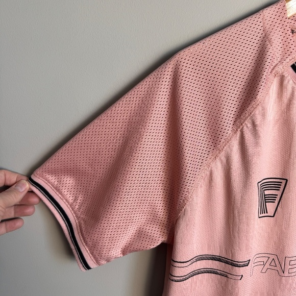 Fabletics The REC MESH Tee Men's Athletic T-Shirt Pink Slate Size Medium Casual - Picture 5 of 10